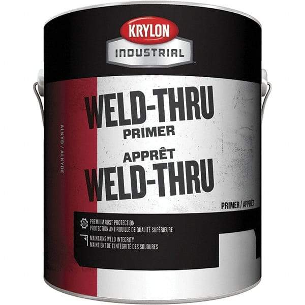 Krylon - 1 Gal Red Rust Inhibitive Primer - 400 Sq Ft/Gal, Direct to Metal, Quick Drying - Apex Tool & Supply