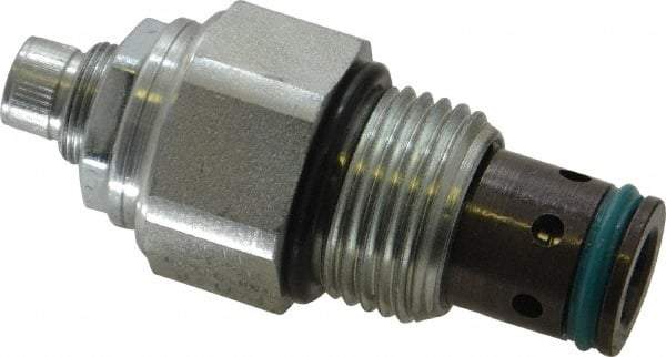 Parker - 30 GPM Steel Hydraulic Control Valve - 7/8-14 Thread, C10-2 Cavity - Apex Tool & Supply