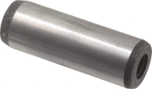 Value Collection - 20mm Diam x 60mm Pin Length Alloy Steel Pull Out Dowel Pin - C 57-63 Hardness, 1 Rounded & 1 Threaded End - Apex Tool & Supply
