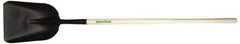 Razor-Back - 15" High x 10-5/8" Wide Square Steel Shovel - 48" Long Wood Straight Handle - Apex Tool & Supply