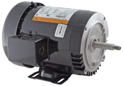 US Motors - 1 hp, ODP Enclosure, No Thermal Protection, 3,520 RPM, 208-230/460 Volt, 60 Hz, Three Phase Standard Efficient Motor - Size 143 Frame, Rigid Mount, 1 Speed, Ball Bearings, 3.5-3.4/1.7 Full Load Amps, F Class Insulation, CCW Lead End - Apex Tool & Supply