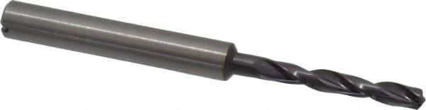 Guhring - 3.5mm 140° Solid Carbide Jobber Drill - FIREX Finish, Right Hand Cut, Spiral Flute, Straight Shank, 66mm OAL, SU Point - Apex Tool & Supply