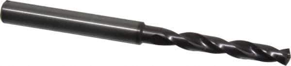 Guhring - #13 140° Solid Carbide Jobber Drill - FIREX Finish, Right Hand Cut, Spiral Flute, Straight Shank, 74mm OAL, SU Point - Apex Tool & Supply