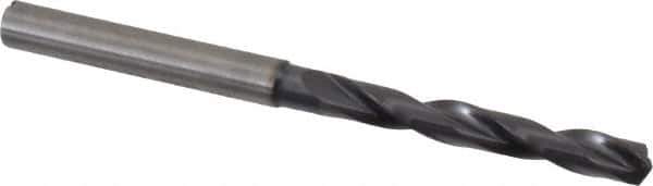 Guhring - 5.4mm 140° Solid Carbide Jobber Drill - FIREX Finish, Right Hand Cut, Spiral Flute, Straight Shank, 82mm OAL, SU Point - Apex Tool & Supply