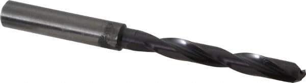 Guhring - 6.2mm 140° Solid Carbide Jobber Drill - FIREX Finish, Right Hand Cut, Spiral Flute, Straight Shank, 91mm OAL, SU Point - Apex Tool & Supply