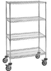 Quantum Storage - 74" High, Open Shelving Wire Shelving Post - Apex Tool & Supply