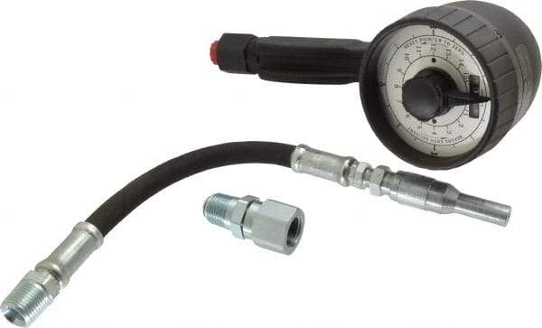 Lincoln - 1/2 Inlet Thread, 1/2 Outlet Thread, Mechanical Lubricant Meter - FNPT Outlet Thread, FNPT Inlet Thread, Measures in Quarts - Apex Tool & Supply