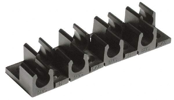 SMC PNEUMATICS - Multitube Holder - Black, 6 Slots - Apex Tool & Supply