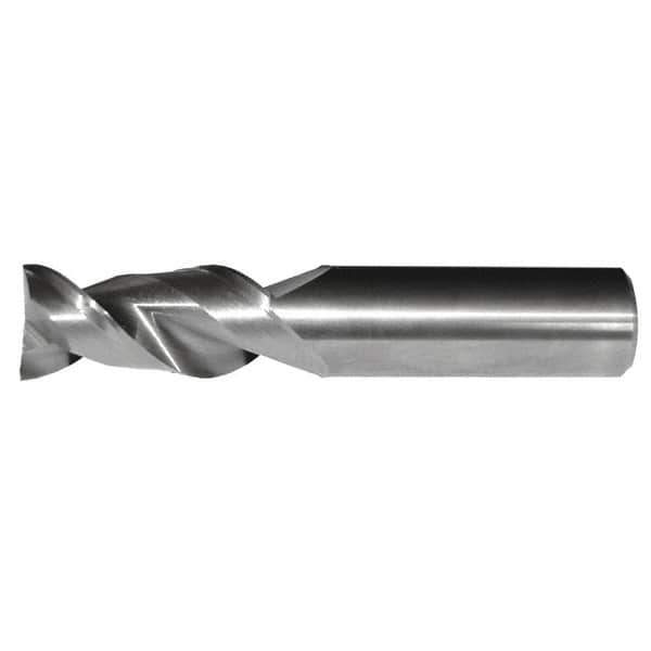Kennametal - 3/8", 2 Flute, Single End, Solid Carbide, Corner Radius End Mill - 3-1/2" OAL, 45° Helix, Right Hand Flute, 1-1/4" LOC, Right Hand Cut - Apex Tool & Supply