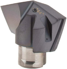 Iscar - Series ICM, 18.9mm Diam Grade IC908 140° Replaceable Drill Tip - Carbide, TiAlN Finish, 18 Seat Size - Apex Tool & Supply