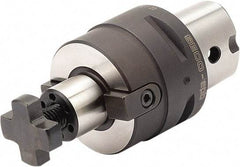 Seco - C6 Modular Connection 27mm Pilot Diam Shell Mill Holder - 40mm Flange to Nose End Projection, 60mm Nose Diam, Through-Spindle Coolant - Exact Industrial Supply