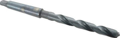 Chicago-Latrobe - 19/32", 2MT 118° Point High Speed Steel Taper Shank Drill Bit - Oxide Finish, 4-7/8" Flute Length, 8-3/4" OAL, Spiral Flute, Series 110 - Apex Tool & Supply