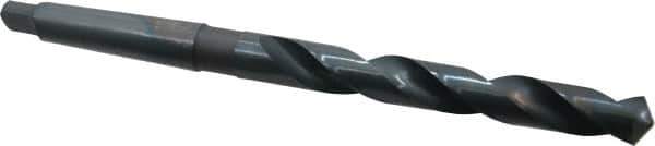 Chicago-Latrobe - 11/16", 2MT 118° Point High Speed Steel Taper Shank Drill Bit - Oxide Finish, 5-3/8" Flute Length, 9-1/4" OAL, Spiral Flute, Series 110 - Apex Tool & Supply