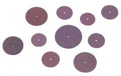 Tru-Maxx - 16" 46 Grit Aluminum Oxide Cutoff Wheel - 1/8" Thick, 1" Arbor, 2,268 Max RPM, Use with Stationary Tools - Apex Tool & Supply