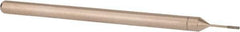 Made in USA - 3/32" Head Thickness CBN Grinding Pin - 1/8" Shank Diam x 2" Shank Length, Coarse Grade - Apex Tool & Supply