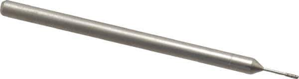 Made in USA - 3/32" Head Thickness CBN Grinding Pin - 1/8" Shank Diam x 2" Shank Length, Coarse Grade - Apex Tool & Supply
