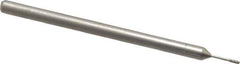 Made in USA - 3/32" Head Thickness CBN Grinding Pin - 1/8" Shank Diam x 2" Shank Length, Coarse Grade - Apex Tool & Supply