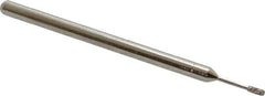 Made in USA - 1/8" Head Thickness CBN Grinding Pin - 1/8" Shank Diam x 1-7/8" Shank Length, Coarse Grade - Apex Tool & Supply