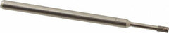 Made in USA - 5/32" Head Thickness CBN Grinding Pin - 1/8" Shank Diam x 1-3/4" Shank Length, Coarse Grade - Apex Tool & Supply