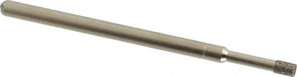 Made in USA - 5/32" Head Thickness CBN Grinding Pin - 1/8" Shank Diam x 1-3/4" Shank Length, Coarse Grade - Apex Tool & Supply