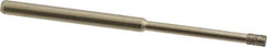 Made in USA - 5/32" Head Thickness CBN Grinding Pin - 1/8" Shank Diam x 1-1/4" Shank Length - Apex Tool & Supply