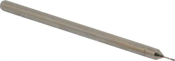 Made in USA - 1/16" Head Thickness CBN Grinding Pin - 1/8" Shank Diam x 2-1/8" Shank Length, Coarse Grade - Apex Tool & Supply