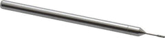 Made in USA - 3/32" Head Thickness Diamond (Abrasive) Grinding Pin - 1/8" Shank Diam x 2" Shank Length, Coarse Grade - Apex Tool & Supply