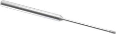 Made in USA - 1/8" Head Thickness Diamond (Abrasive) Grinding Pin - 1/8" Shank Diam x 1-1/4" Shank Length, Coarse/Fine Grade - Apex Tool & Supply