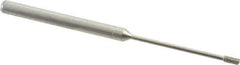 Made in USA - 1/8" Head Thickness Diamond (Abrasive) Grinding Pin - 1/8" Shank Diam x 1-1/4" Shank Length, Coarse Grade - Apex Tool & Supply