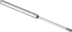 Made in USA - 5/32" Head Thickness Diamond (Abrasive) Grinding Pin - 1/8" Shank Diam x 1-1/4" Shank Length, Coarse/Fine Grade - Apex Tool & Supply
