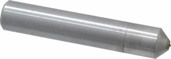 Made in USA - 1/8 Max Convex Radius Single Point Diamond Dresser - 2" Long x 3/8" Shank Diam - Apex Tool & Supply