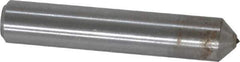 Made in USA - 1/4" Max Convex Radius Single Point Diamond Dresser - 2" Long x 3/8" Shank Diam - Apex Tool & Supply