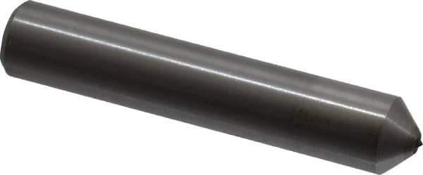 Made in USA - 0.5 Max Convex Radius Single Point Diamond Dresser - 2" Long x 3/8" Shank Diam - Apex Tool & Supply