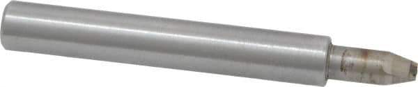 Made in USA - 0.015 Max Concave Radius Single Point Diamond Dresser - 2" Long x 3/8" Shank Diam - Apex Tool & Supply