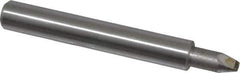Made in USA - 1/16" Max Concave Radius Single Point Diamond Dresser - 2" Long x 3/8" Shank Diam - Apex Tool & Supply