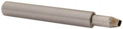 Made in USA - 1/8" Max Concave Radius Single Point Diamond Dresser - 2" Long x 3/8" Shank Diam - Apex Tool & Supply