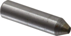 Made in USA - 1" Long x 1/4" Shank Diam Thread Single Point Diamond Dresser - 75° Included Angle - Apex Tool & Supply
