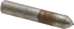 Made in USA - 1" Long x 3/16" Shank Diam Phono Point Diamond Dresser - 90° Included Angle - Apex Tool & Supply