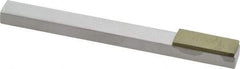 Made in USA - Very Fine, 1" Length of Cut, Single End Diamond Hone - 150 Grit, 3/8" Wide x 3/8" High x 4" OAL - Apex Tool & Supply