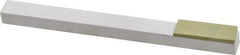 Made in USA - Super Fine, 1" Length of Cut, Single End Diamond Hone - 400 Grit, 3/8" Wide x 3/8" High x 4" OAL - Apex Tool & Supply