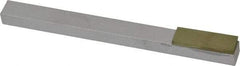 Made in USA - Super Fine, 1" Length of Cut, Single End Diamond Hone - 600 Grit, 3/8" Wide x 3/8" High x 4" OAL - Apex Tool & Supply