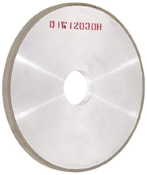 Made in USA - 6" Diam x 1-1/4" Hole x 1/2" Thick, 150 Grit Surface Grinding Wheel - Diamond, Type 1A1, Very Fine Grade - Apex Tool & Supply