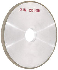 Made in USA - 8" Diam x 1-1/4" Hole x 1/2" Thick, 150 Grit Surface Grinding Wheel - Diamond, Type 1A1, Very Fine Grade - Apex Tool & Supply