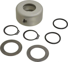 Allied Machine and Engineering - 1/8 NPT, 1" ID x 2-1/8" OD, Rotary Coolant Adapter for Indexable Tools - 1-1/8" Thick, 5/16 NC" Drive Rod Thread, 1-1/8" OAL, Series T-A - Apex Tool & Supply