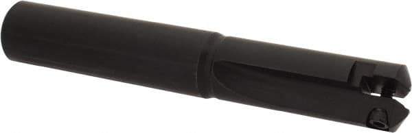 Allied Machine and Engineering - Series A, 31/32 to 1-3/8" Diam, 1" Diam Straight Shank, Straight Flute Spade Drill - 3" Max Depth, 3-17/32" Body Length, 6-1/2" OAL, Short Length - Apex Tool & Supply