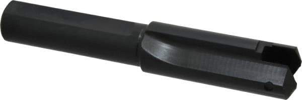Allied Machine and Engineering - Series B, 1-1/4 to 1-3/4" Diam, 1" Diam Straight Shank, Straight Flute Spade Drill - 3-1/2" Max Depth, 4-3/32" Body Length, 7" OAL, Short Length - Apex Tool & Supply