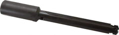 Allied Machine and Engineering - Series A, 31/32 to 1-3/8" Diam, 1-1/2" Diam Straight Shank, Straight Flute Spade Drill - 7-3/4" Max Depth, 8-9/32" Body Length, 11-1/4" OAL, Standard Length, Through Coolant - Apex Tool & Supply