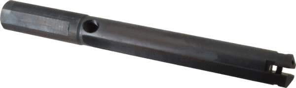 Allied Machine and Engineering - Series B, 1-1/4 to 1-3/4" Diam, 1-1/4" Diam Straight Shank, Spade Drill - 8-1/8" Max Depth, 8-23/32" Body Length, 11-5/8" OAL, Standard Length, Through Coolant - Apex Tool & Supply