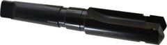 Allied Machine and Engineering - Series C, 1-1/2 to 2-3/8" Diam, 4MT Taper Shank, Straight Flute Spade Drill - 4" Max Depth, 5-1/4" Body Length, 8-7/8" OAL, Short Length - Apex Tool & Supply