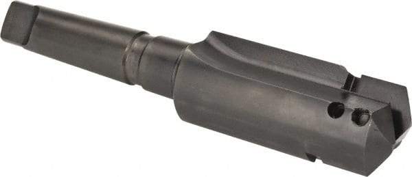 Allied Machine and Engineering - Series D, 2 to 2-7/8" Diam, 4MT Taper Shank, Straight Flute Spade Drill - 4-1/2" Max Depth, 5-3/4" Body Length, 9-3/8" OAL, Short Length - Apex Tool & Supply